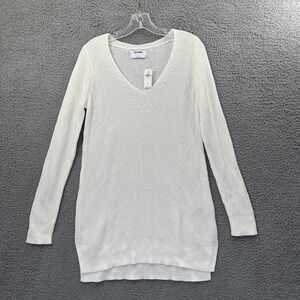 NWT Old Navy Knit Sweater Dress Ivory Capsule Holiday Stretch Women's Medium